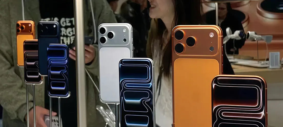 foto — iPhones em destaque na loja
